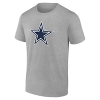Men's White Dallas Cowboys Team Authentic Personalized Name & Number T-Shirt