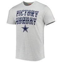 Men's Homage Ash Dallas Cowboys Victory Monday Tri-Blend T-Shirt