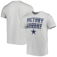 Men's Homage Ash Dallas Cowboys Victory Monday Tri-Blend T-Shirt