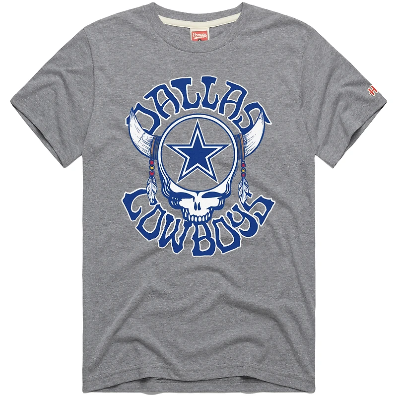 T-shirt gris hommage pour homme NFL x Grateful Dead Tri-Blend