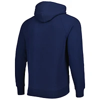 Sweat à capuche Tri-Blend Raglan Homage Navy Dallas Cowboys Retro pour hommes