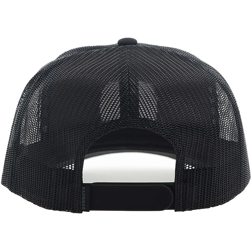 Casquette ajustable HOOey pour homme avec patch en corde des Cowboys de Dallas noirs