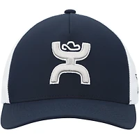 Casquette HOOey Dallas Cowboys Trucker Flex bleu marine/blanc pour homme