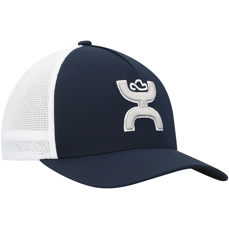 Men's HOOey Navy/White Dallas Cowboys Trucker Flex Hat