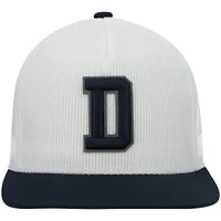 Men's HOOey White/Navy Dallas Cowboys Logo Snapback Hat