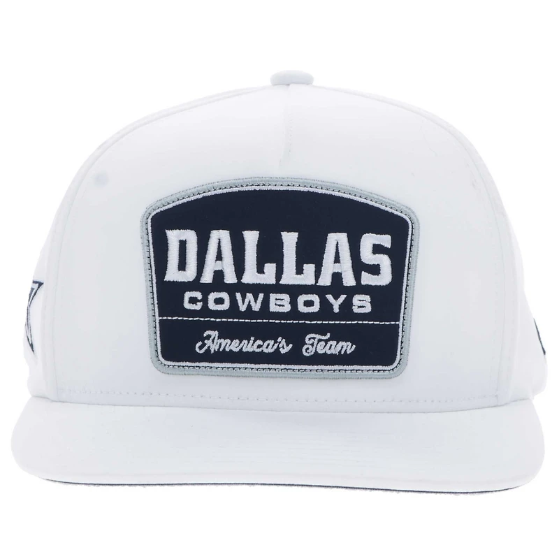 Men's HOOey White Dallas Cowboys America's Team Adjustable Hat