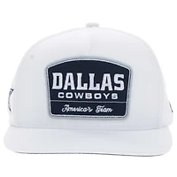 Men's HOOey White Dallas Cowboys America's Team Adjustable Hat