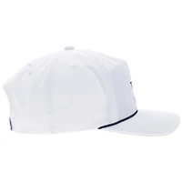 Casquette ajustable en corde avec logo étoile des Cowboys de Dallas pour homme HOOey White