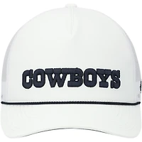 Casquette HOOey Dallas Cowboys Wordmark Rope Trucker Snapback pour homme