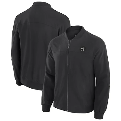 Veste légère à fermeture éclair intégrale J. Palmer Black Dallas Cowboys pour homme