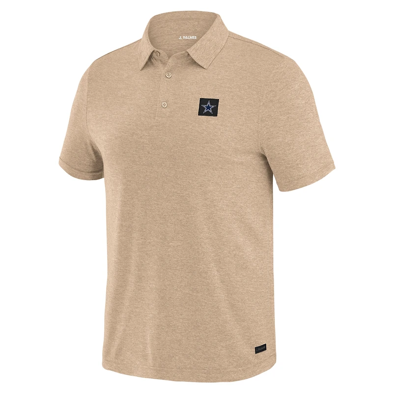 Polo à quatre points crème Dallas Cowboys J. Palmer pour homme