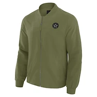Veste légère à fermeture éclair complète J. Palmer Green Dallas Cowboys pour homme