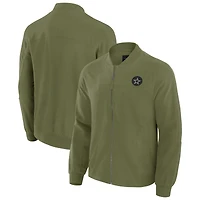 Veste légère à fermeture éclair complète J. Palmer Green Dallas Cowboys pour homme