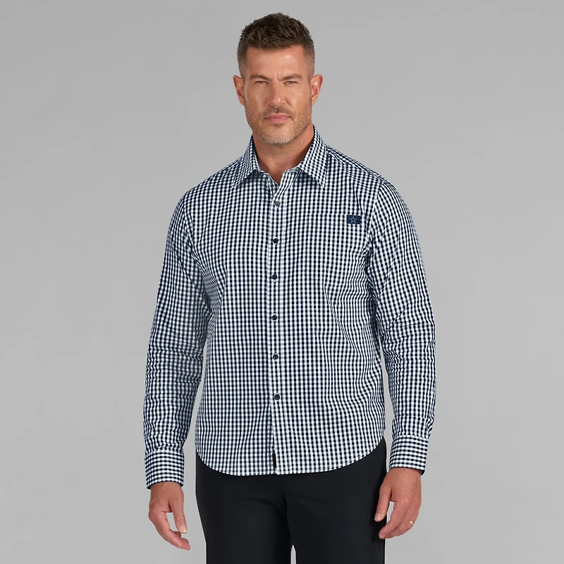 Men's J. Palmer Navy Dallas Cowboys Dual Threat Long Sleeve Button-Up Shirt