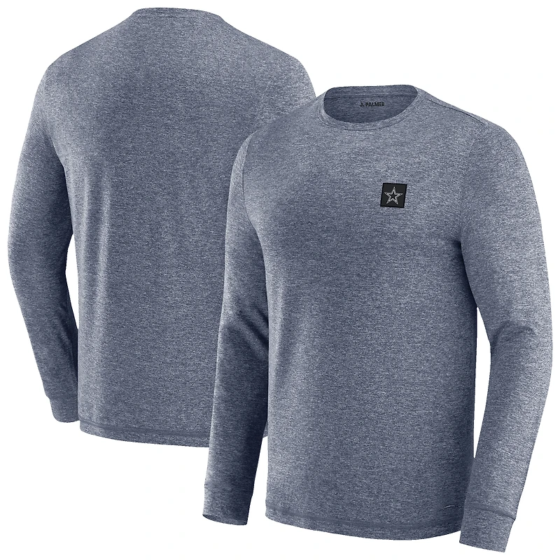 T-shirt à manches longues pour homme J. Palmer bleu marine Dallas Cowboys
