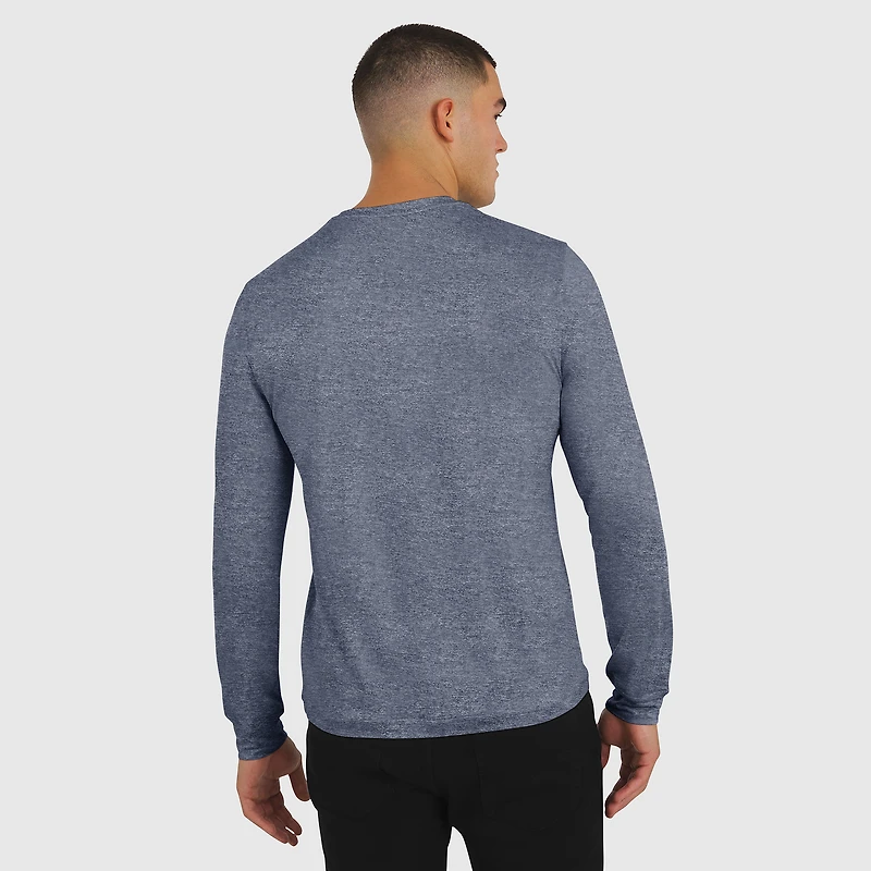 T-shirt à manches longues pour homme J. Palmer bleu marine Dallas Cowboys