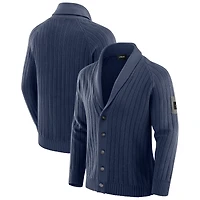 Men's J. Palmer Navy Dallas Cowboys The Playmaker Cardigan Raglan Sweater