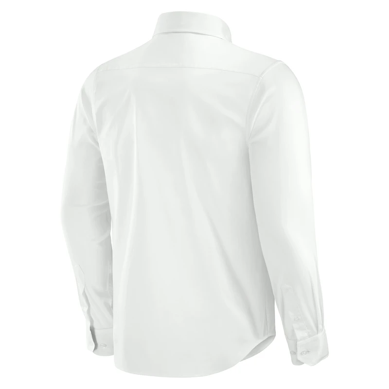 Chemise boutonnée à manches longues pour homme J. Palmer Dallas Cowboys Man-In-Motion blanche
