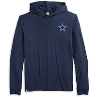 T-shirt à capuche manches longues pour homme johnnie-O Navy Dallas Cowboys Talon