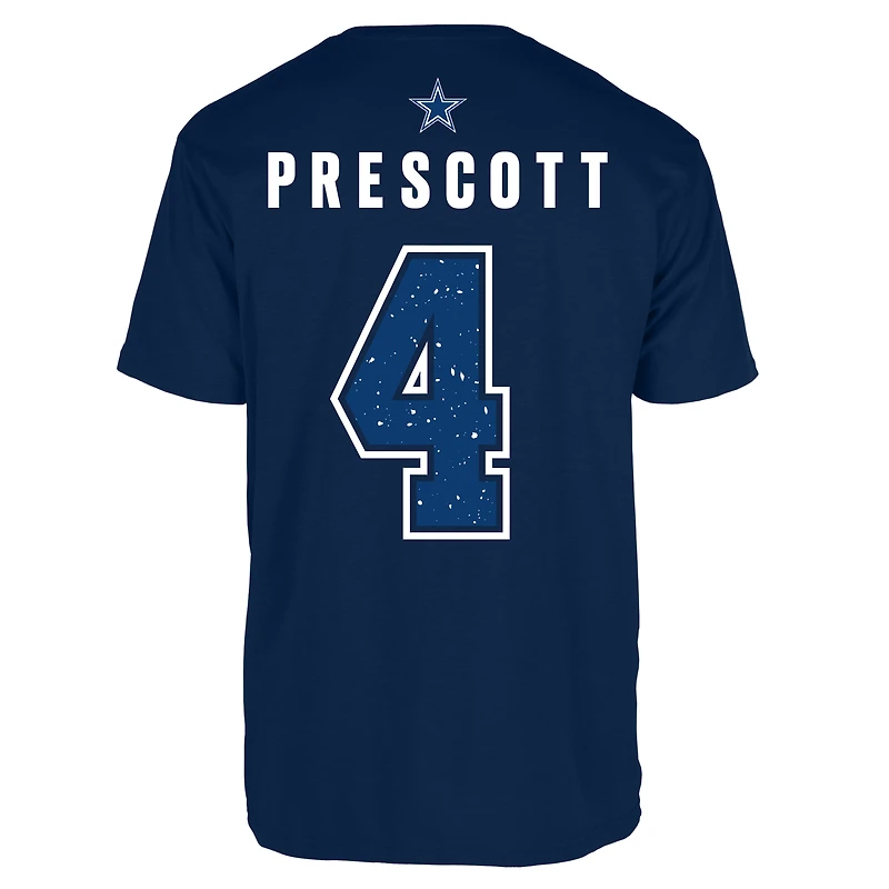 Men's Jordan Brand Dak Prescott Navy Dallas Cowboys Name & Number T-Shirt