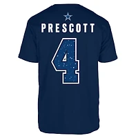 Men's Jordan Brand Dak Prescott Navy Dallas Cowboys Name & Number T-Shirt