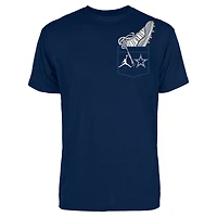 T-shirt graphique Jordan Brand Dak Prescott bleu marine Dallas Cowboys Shoe Schedule pour homme