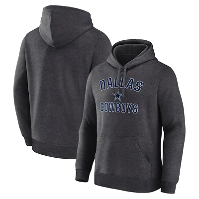 Men's Logo Athletic Navy Dallas Cowboys Arch Victory Hoodie