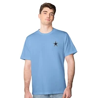 Men's Margaritaville Light Blue Dallas Cowboys Flip Flop T-Shirt