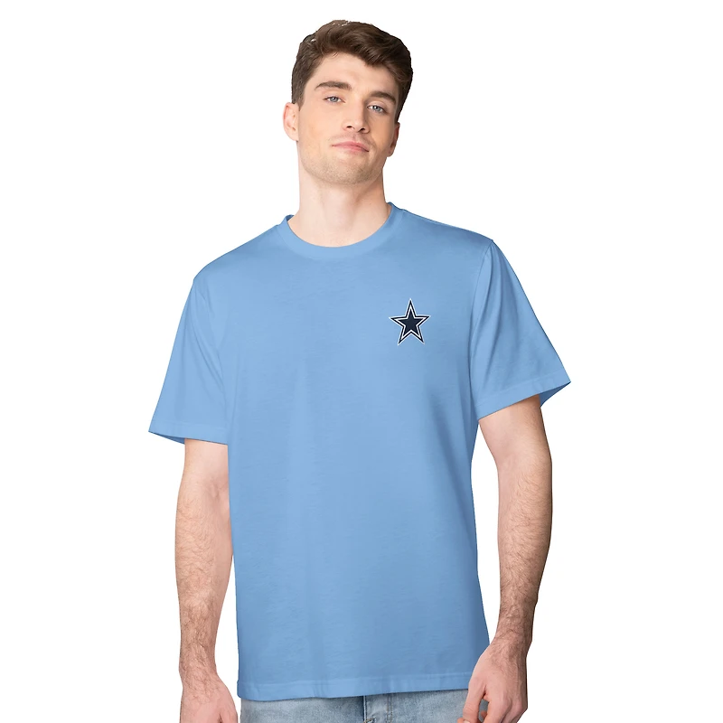 T-shirt tongs bleu clair Dallas Cowboys Margaritaville pour homme