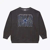 Sweat-shirt en molleton noir Mitchell & Ness pour homme
