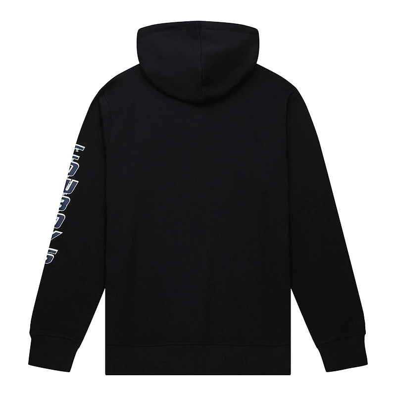 Sweat à capuche noir Mitchell & Ness pour hommes des Cowboys de Dallas Gridiron Classics Big Face 7.0