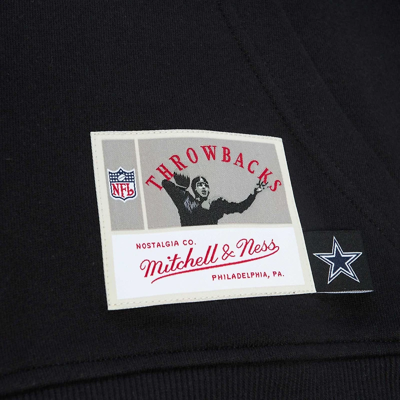 Sweat à capuche noir Mitchell & Ness pour hommes des Cowboys de Dallas Gridiron Classics Big Face 7.0