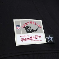 Sweat à capuche noir Mitchell & Ness pour hommes des Cowboys de Dallas Gridiron Classics Big Face 7.0