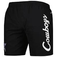 Short en nylon noir Dallas Cowboys Team Essentials pour homme de Mitchell & Ness