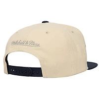 Men's Mitchell & Ness Cream Dallas Cowboys Across the Board Snapback Hat