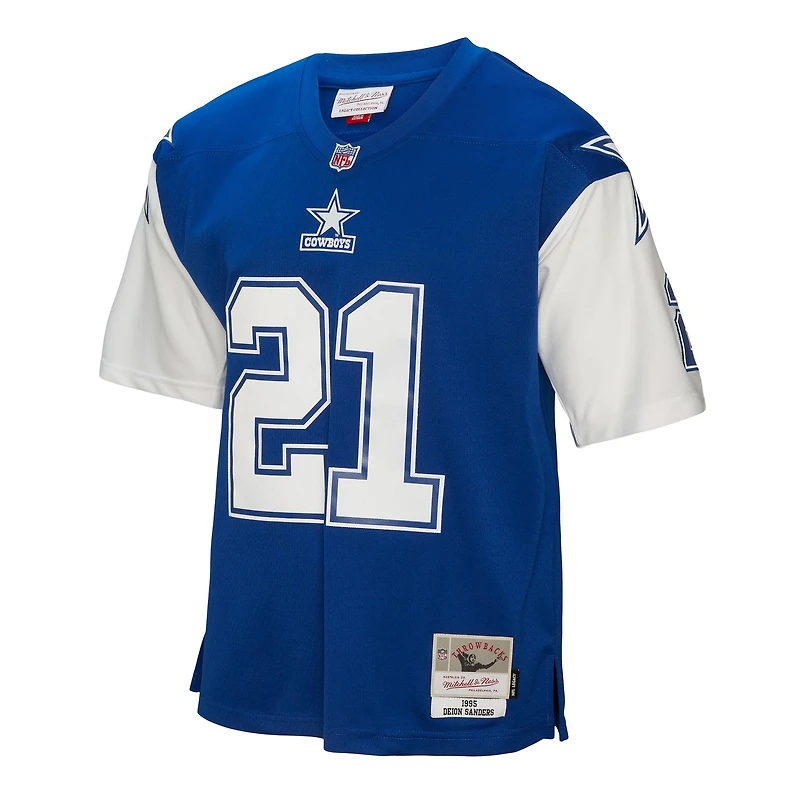 Men's Mitchell & Ness Deion Sanders Blue Dallas Cowboys 1995 Legacy Replica Jersey