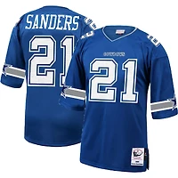 Maillot de joueur retraité authentique Mitchell & Ness Deion Sanders Royal Dallas Cowboys 1996 pour hommes