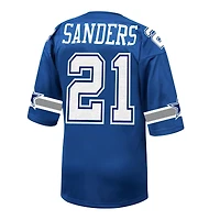 Maillot de joueur retraité authentique Mitchell & Ness Deion Sanders Royal Dallas Cowboys 1996 pour hommes