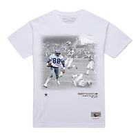 Men's Mitchell & Ness Drew Pearson White Dallas Cowboys Moments T-Shirt
