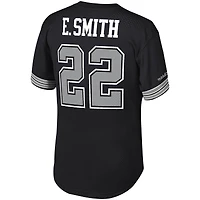 Men's Mitchell & Ness Emmitt Smith Black Dallas Cowboys Retired Player Name Number Mesh Top
