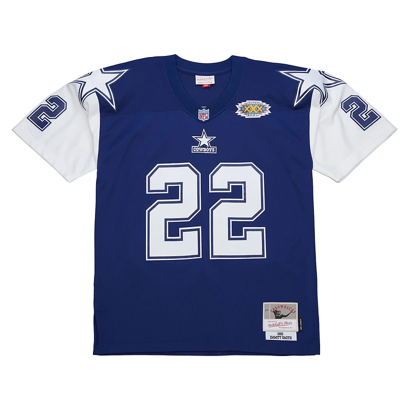 Men's Mitchell & Ness Emmitt Smith Navy Dallas Cowboys 1995 Legacy Replica Jersey