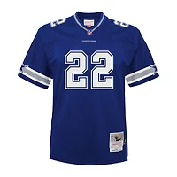 Maillot de joueur retraité Mitchell & Ness Emmitt Smith Navy Dallas Cowboys Big Tall 1996 Legacy pour hommes