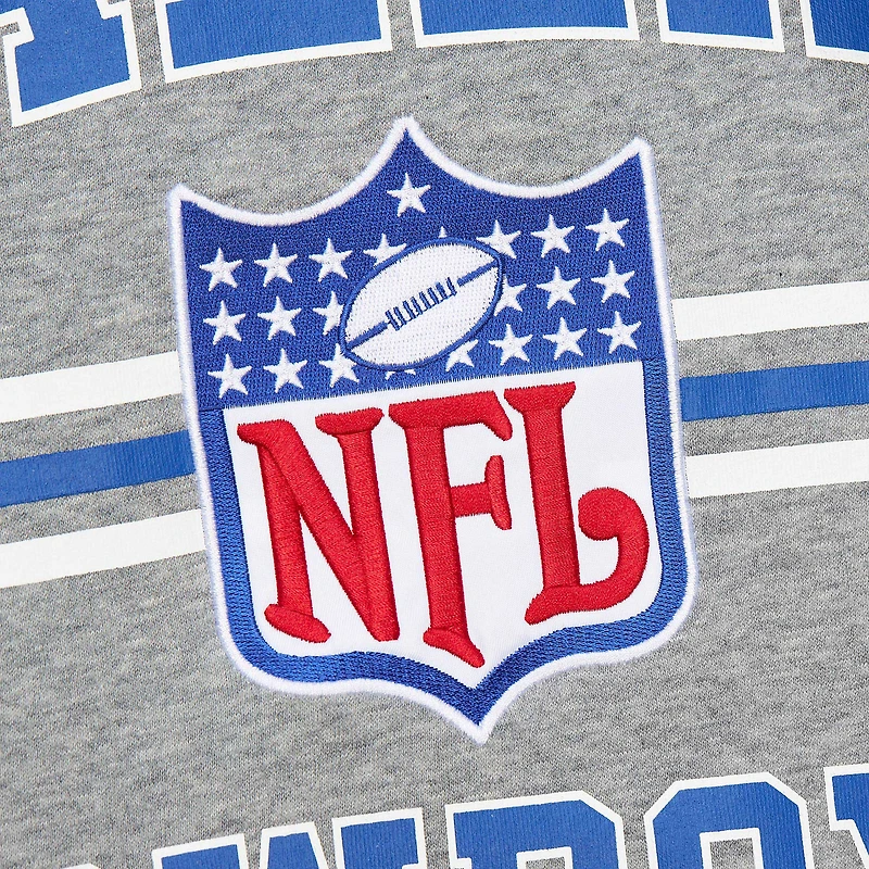 Men's Mitchell & Ness Heather Gray Dallas Cowboys Vintage Logo Pullover Sweatshirt