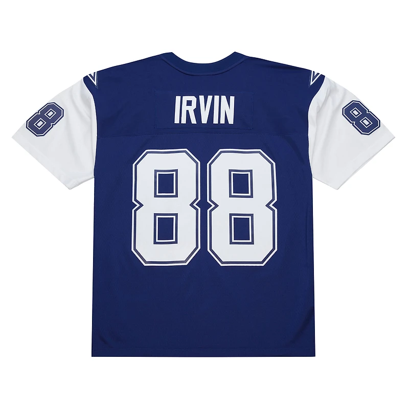 maillot Mitchell & Ness Michael Irvin bleu marine pour homme, réplique du Legacy 1995 des Cowboys de Dallas