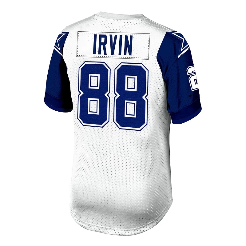 Maillot de joueur retraité authentique Mitchell & Ness Michael Irvin des Dallas Cowboys 1994 blanc