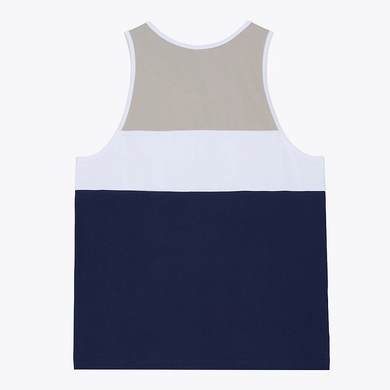 Men's Mitchell & Ness  Navy/Silver Dallas Cowboys Head Coach Tank Top