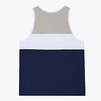 Men's Mitchell & Ness  Navy/Silver Dallas Cowboys Head Coach Tank Top