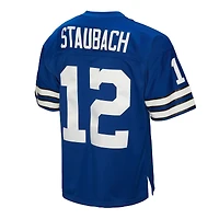 Maillot de joueur retraité Mitchell & Ness Roger Staubach Navy Dallas Cowboys Big Tall 1971 Legacy pour hommes
