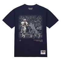 Men's Mitchell & Ness Roger Staubach Navy Dallas Cowboys Moments T-Shirt