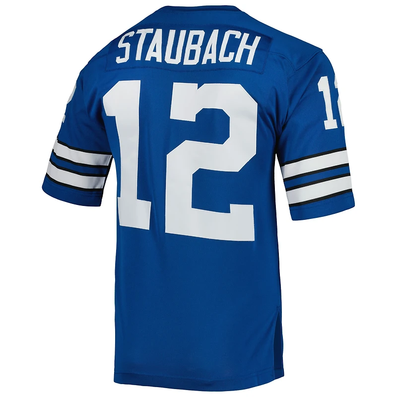 Men's Mitchell & Ness Roger Staubach Royal Dallas Cowboys 1971 Authentic Throwback Retired Player Jersey